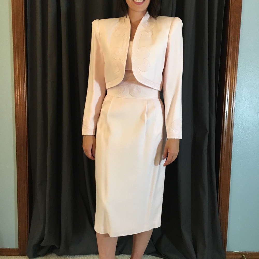 Vintage Nolan Miller dress and jacket!